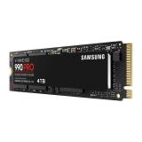 Samsung - 990 PRO 4 TB M.2 PCI Express 4.0 NVMe V-NAND MLC