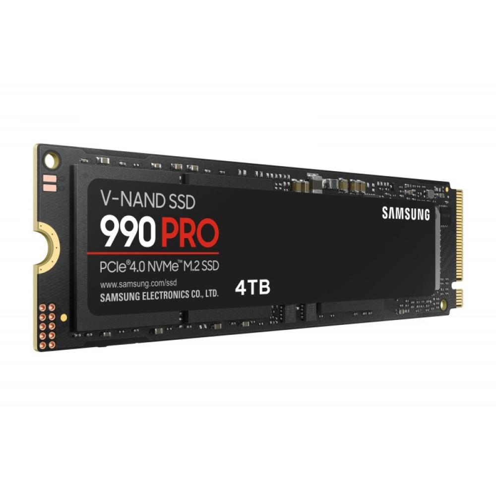 Samsung - 990 PRO 4 TB M.2 PCI Express 4.0 NVMe V-NAND MLC