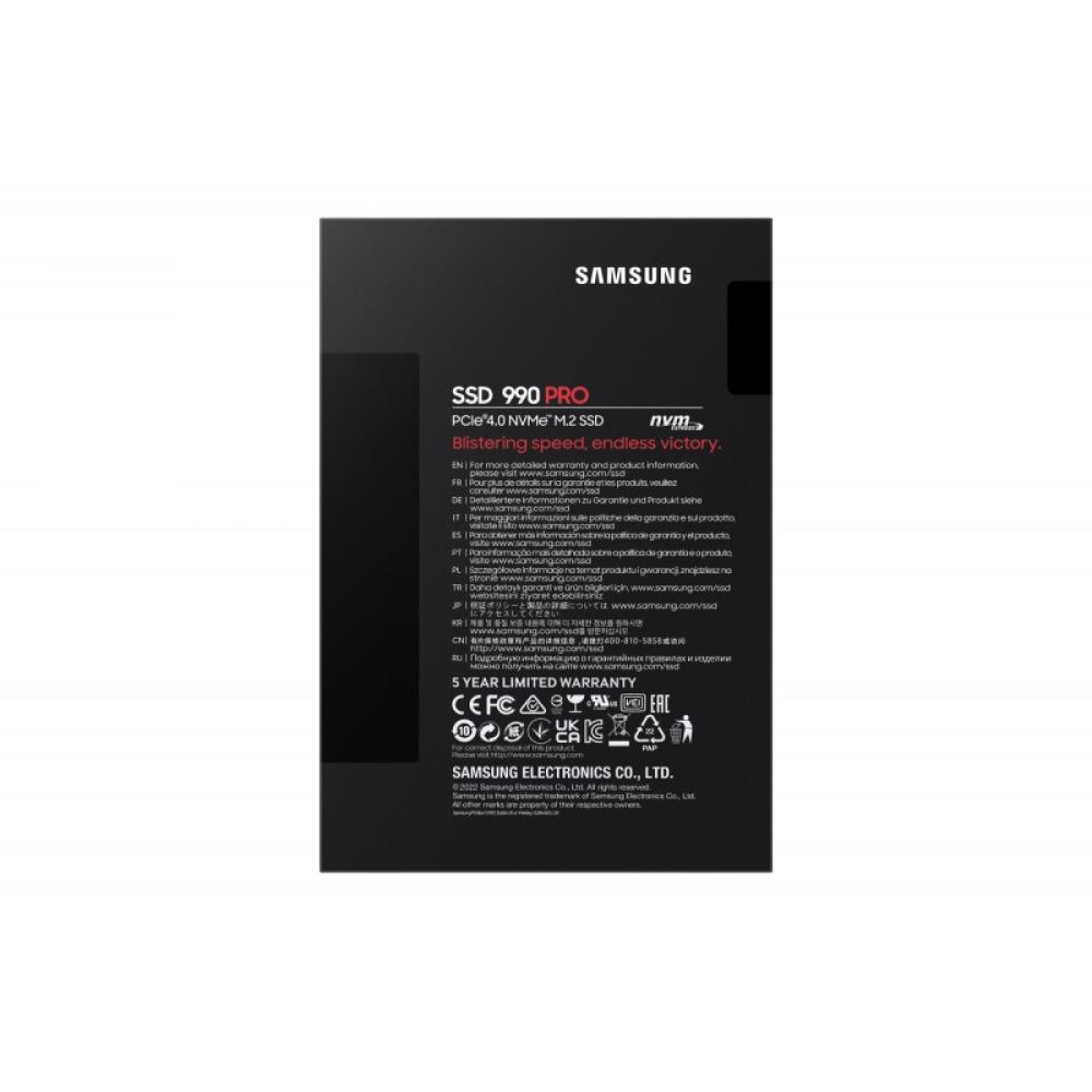 Samsung - 990 PRO 4 TB M.2 PCI Express 4.0 NVMe V-NAND MLC