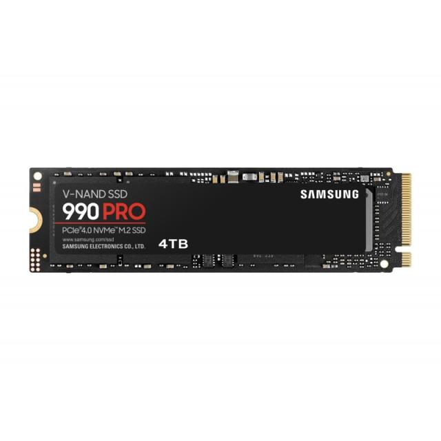 Samsung - 990 PRO 4 TB M.2 PCI Express 4.0 NVMe V-NAND MLC