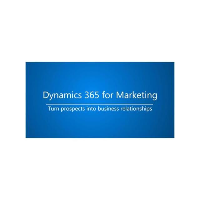 Microsoft - DYNAMICS 365 FOR MKT FACULTY