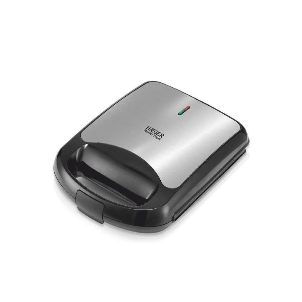 Haeger - SM-15G.009A sandwichera 1500 W Negro, Acero