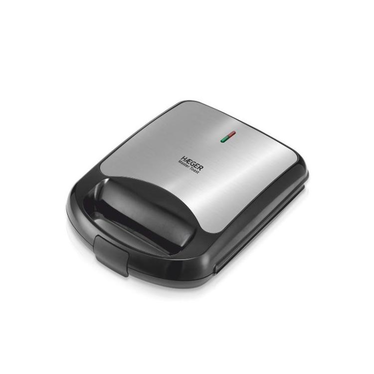 Haeger - SM-15G.009A sandwichera 1500 W Negro, Acero