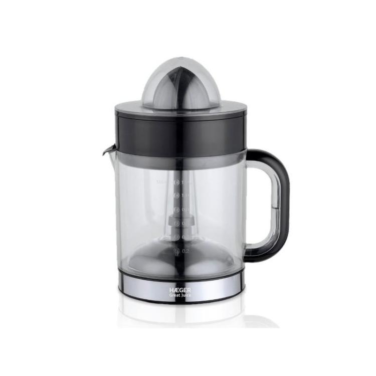 Haeger - CJ-040.004A exprimidor Licuadora centrífuga 40 W Negro