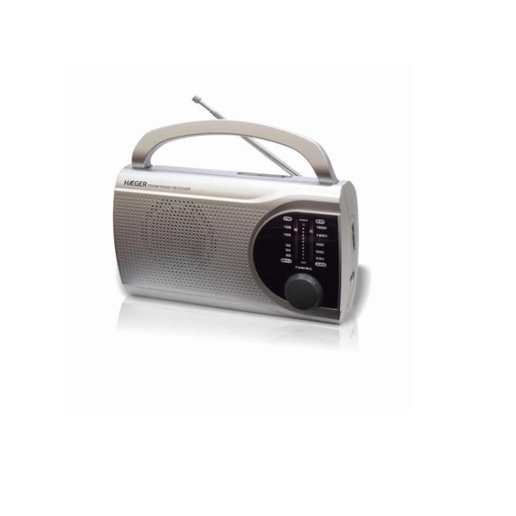 Haeger - PR-BIB.004B radio Portátil Digital Plata