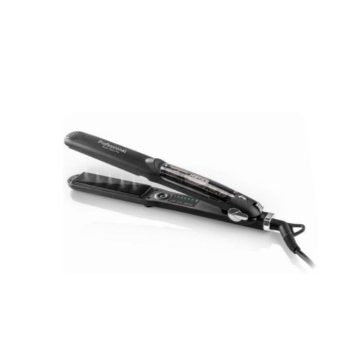 Haeger - HS-45B.007A Utensilio de peinado Plancha de pelo Vapor Negro 2,5 m