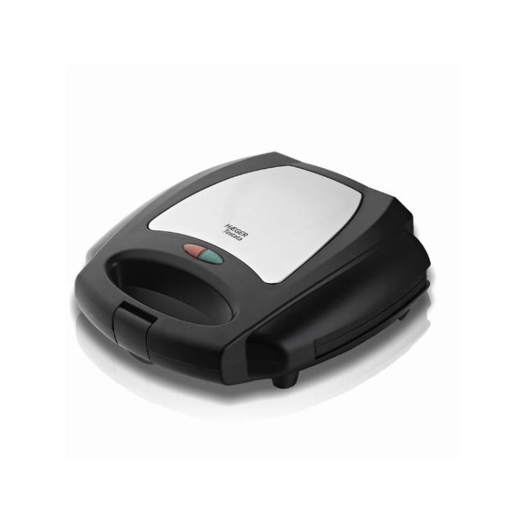 Haeger - SM-75G.003A sandwichera 750 W Negro, Acero