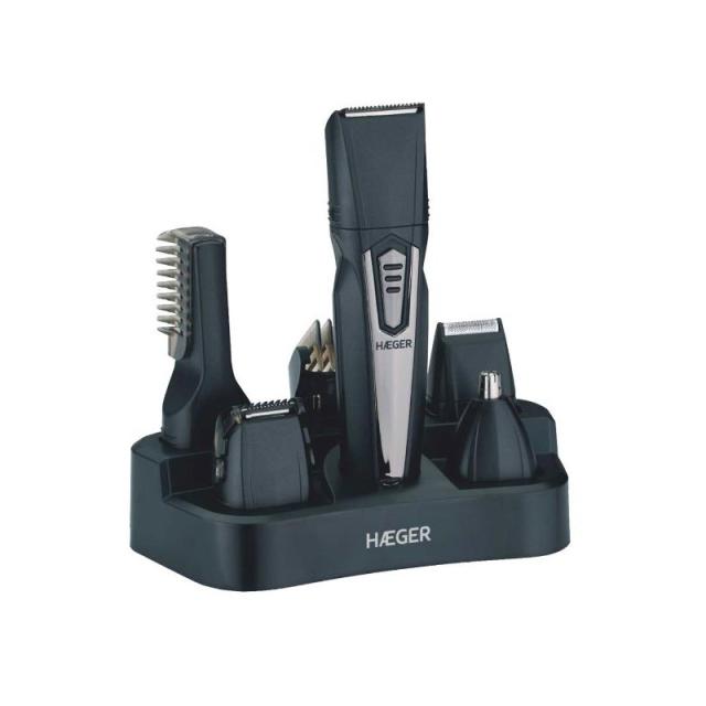 Haeger - Trimmer 5 in 1 Negro, Plata