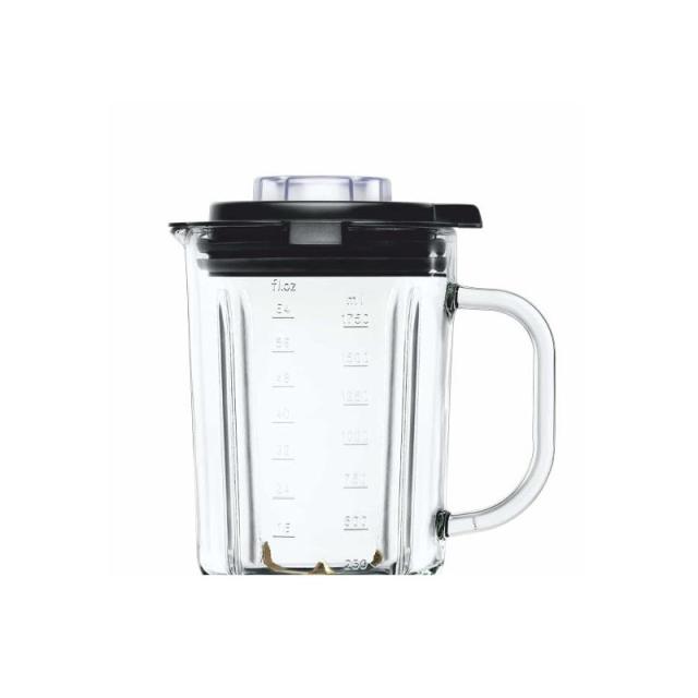 Haeger - LQ-120.006A licuadora 1,75 L Batidora de vaso 1200 W Negro, Acero inoxidable, Transparente
