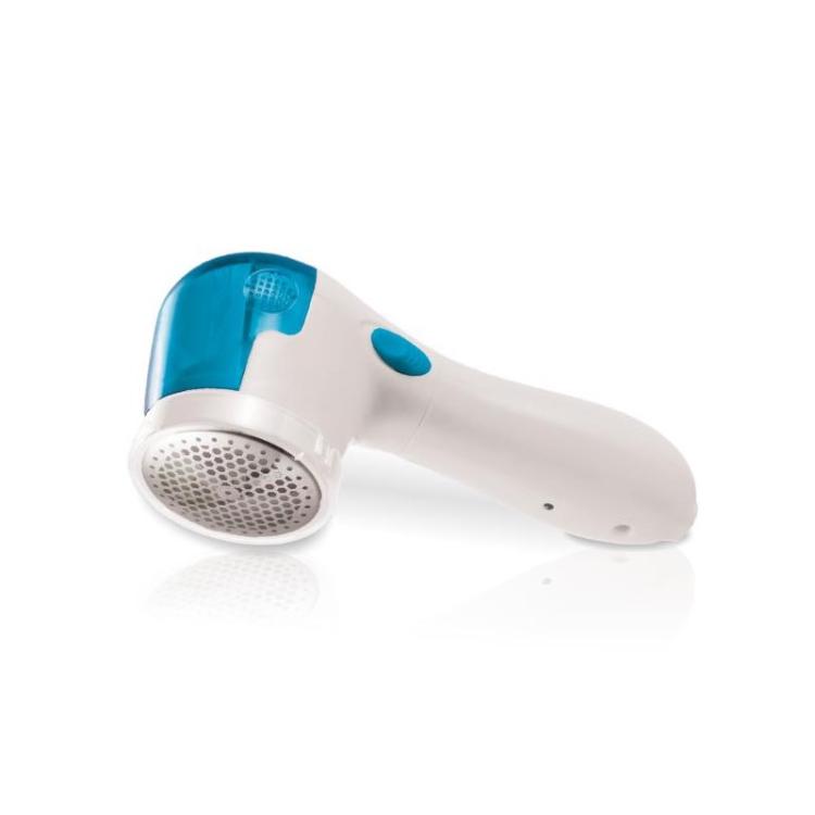 Haeger - LR-REC.002A rasuradora de pelusa Azul, Blanco Acero inoxidable