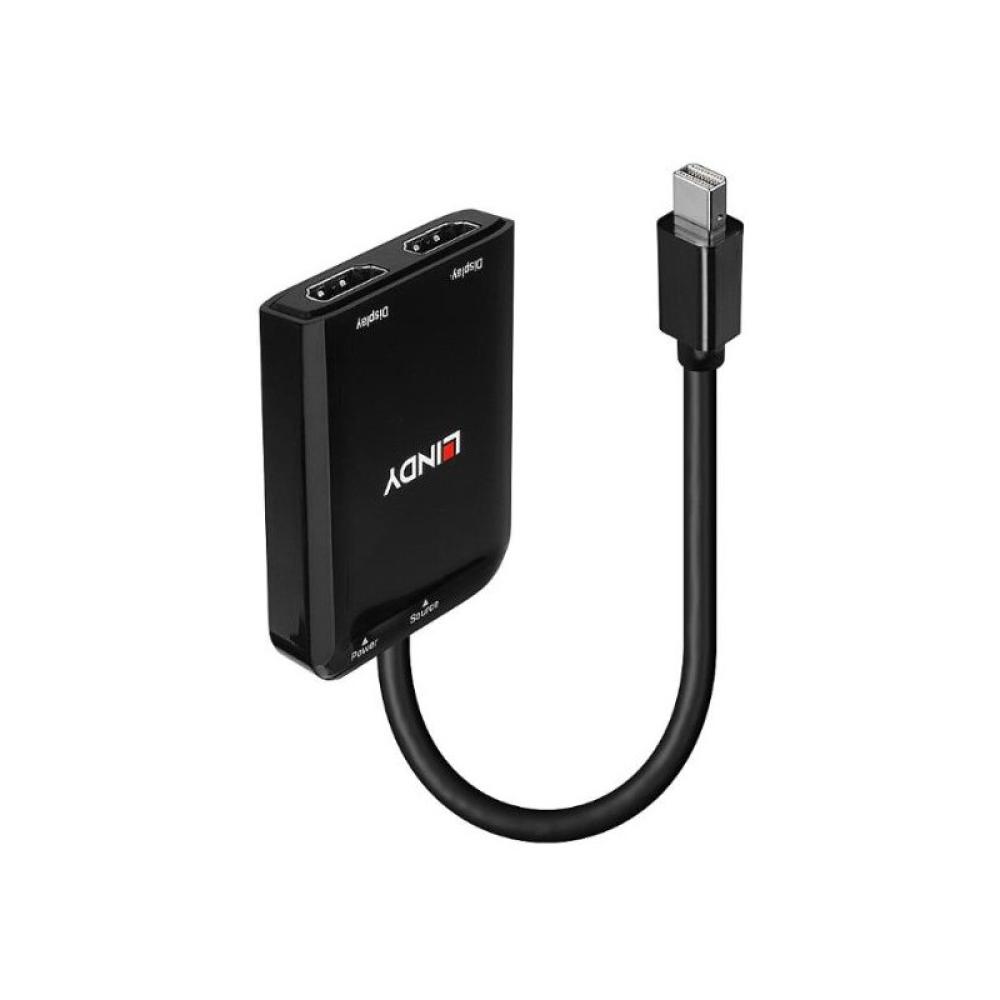 Lindy - 38432 hub de interfaz Mini DisplayPort 21600 Mbit/s Negro