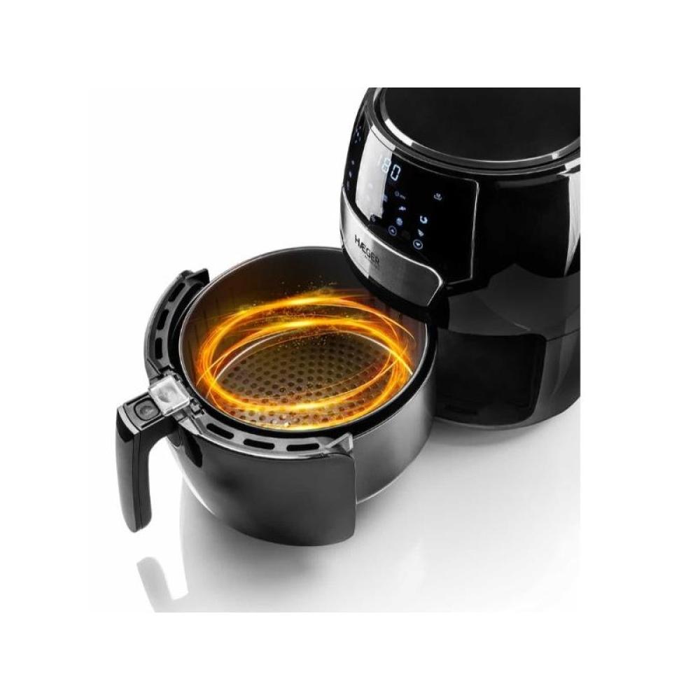Haeger - AF-D37.003A freidora Sencillo 4,2 L 1500 W Freidora de aire caliente Negro