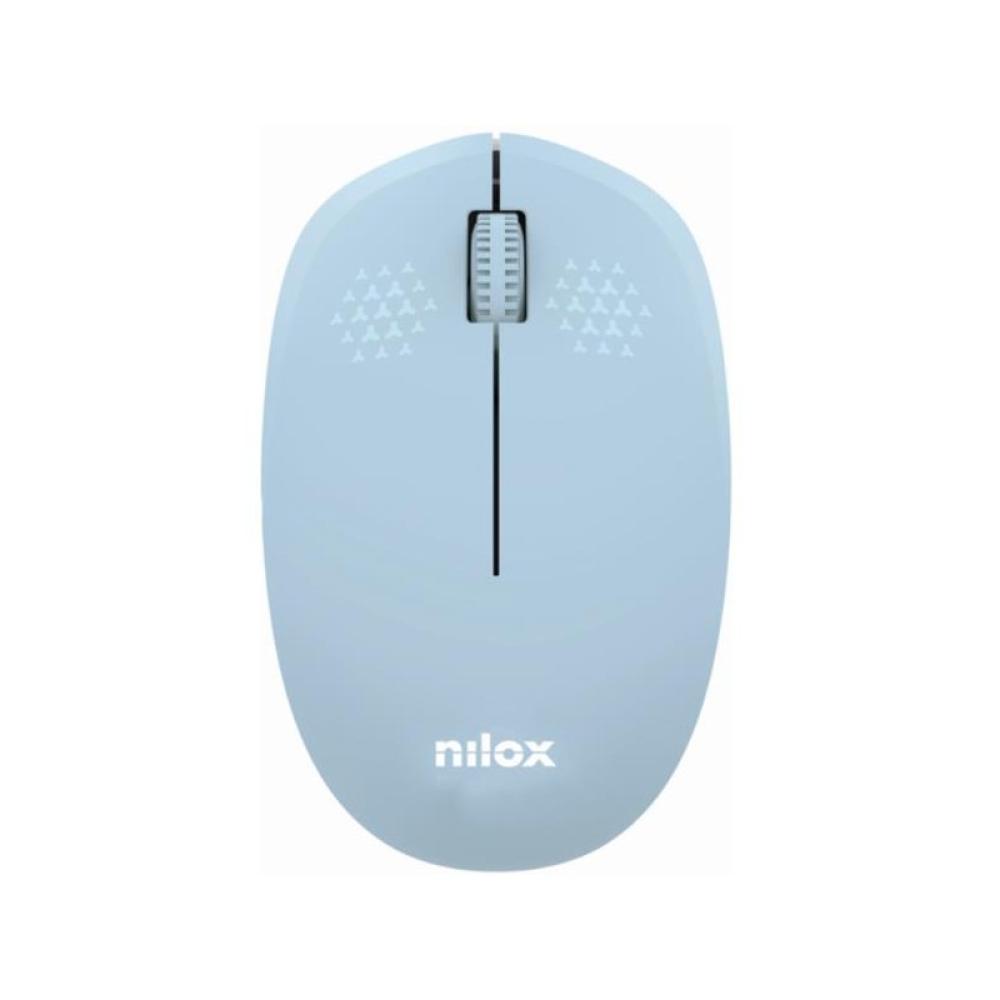 Nilox - RATÓN WIRELESS AZUL CLARO - NILOX