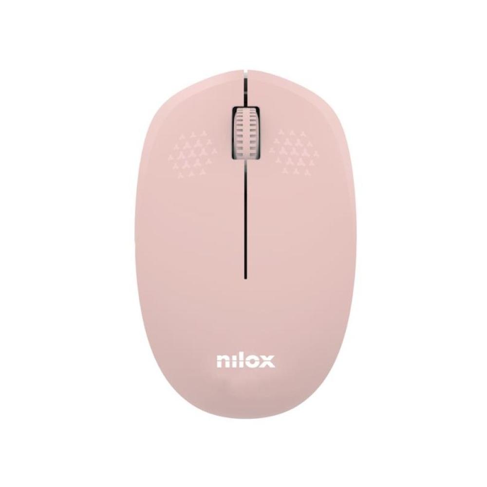 Nilox - RATÓN WIRELESS ROSA - NILOX