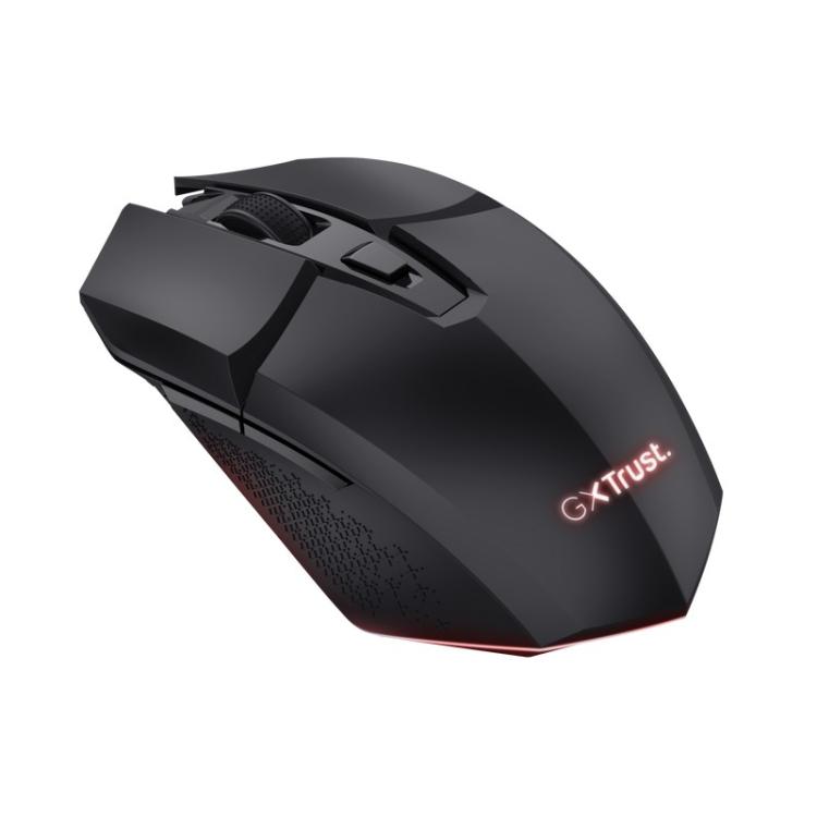 Trust - GXT 110 Felox ratón Juego Ambidextro RF inalámbrico Óptico 4800 DPI
