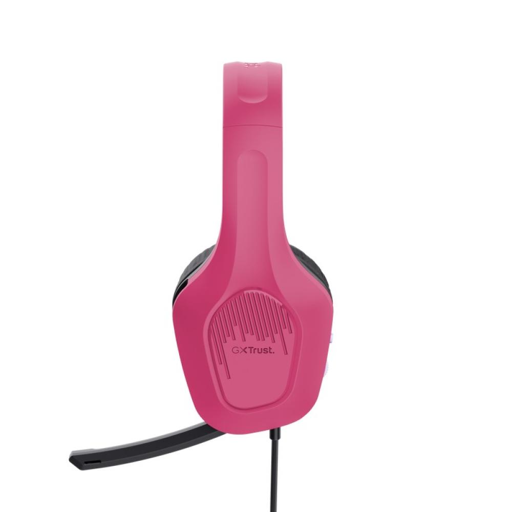 Trust - GXT 415P Zirox Auriculares Alámbrico Diadema Juego Rosa