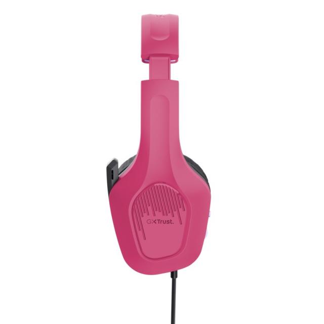 Trust - GXT 415P Zirox Auriculares Alámbrico Diadema Juego Rosa