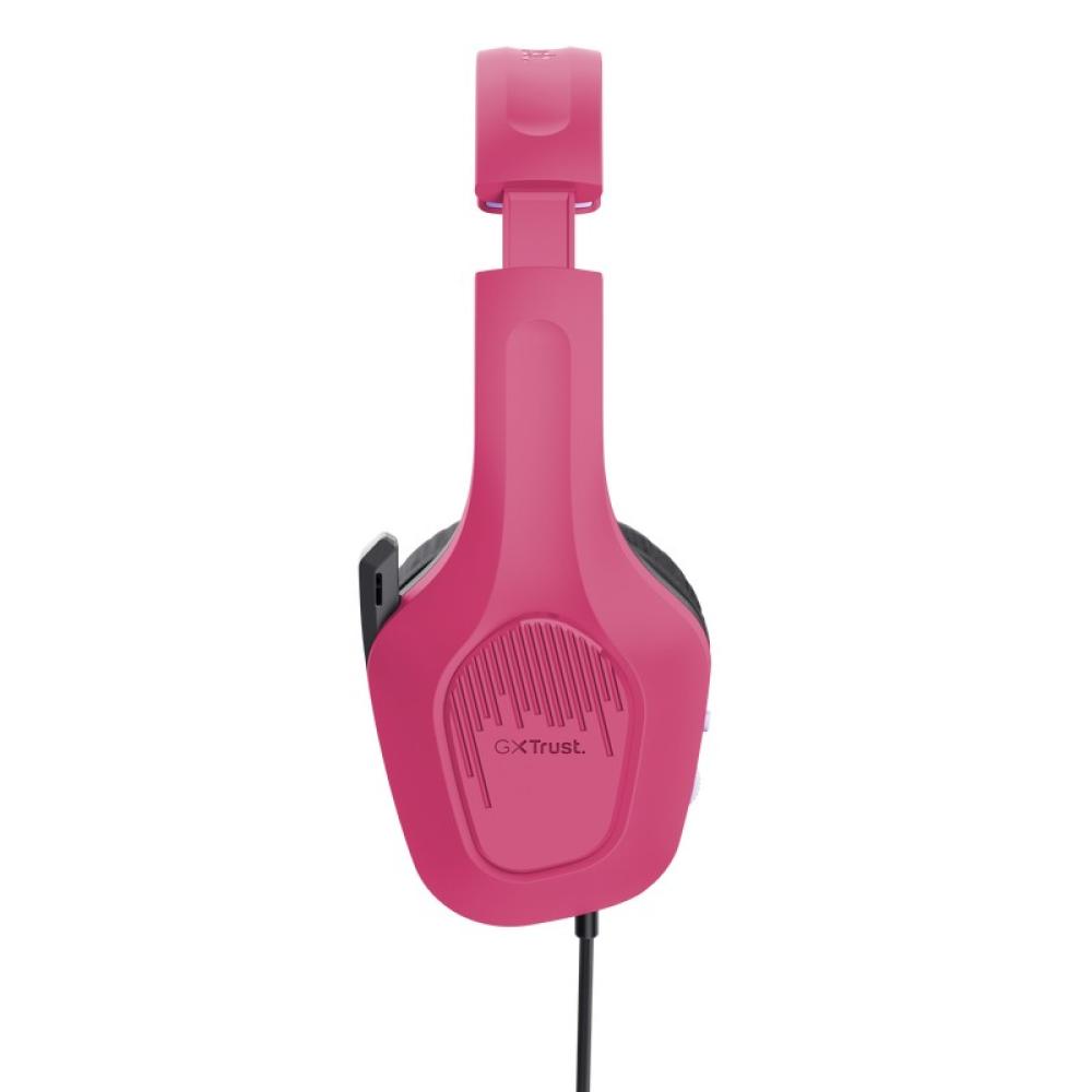 Trust - GXT 415P Zirox Auriculares Alámbrico Diadema Juego Rosa