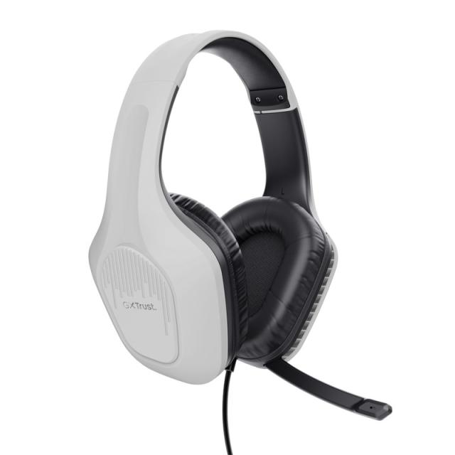 Trust - GXT 415W Zirox Auriculares Alámbrico Diadema Juego Blanco