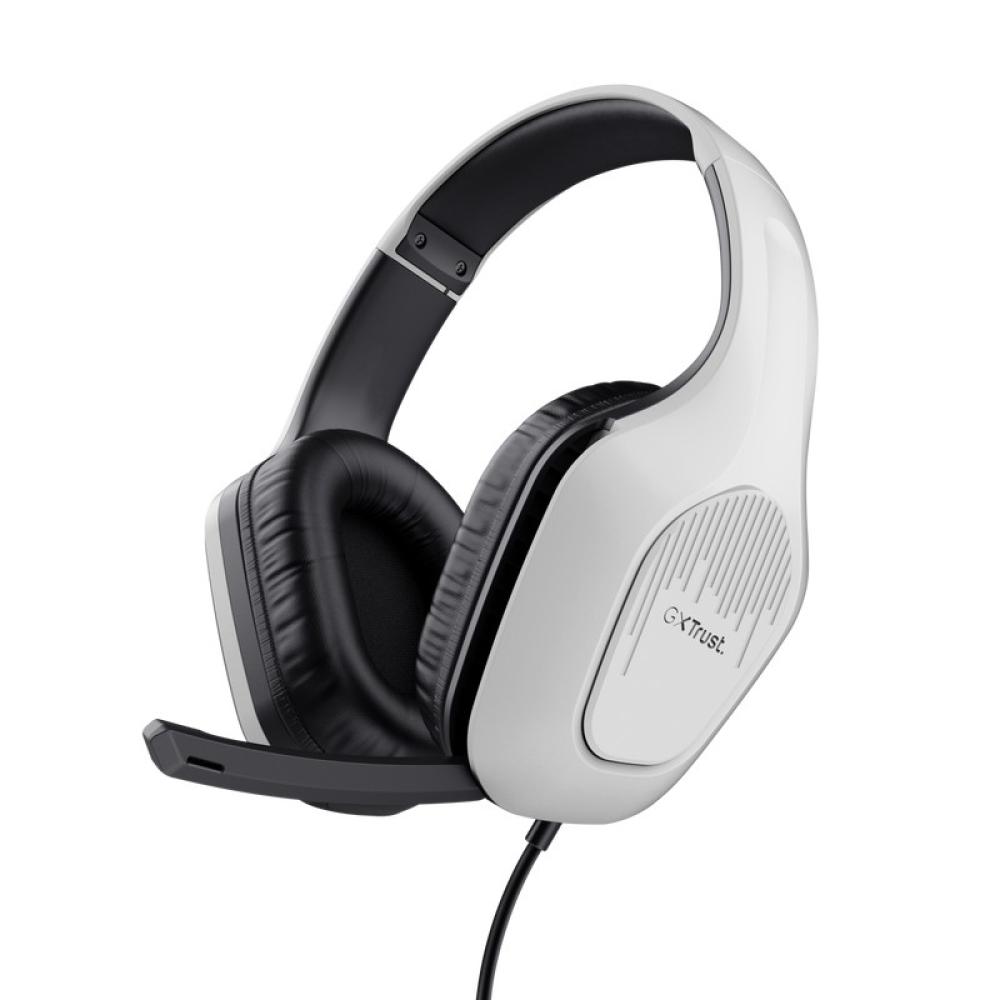 Trust - GXT 415W Zirox Auriculares Alámbrico Diadema Juego Blanco