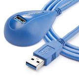 StarTech.com - Cable de 1,5m Extensión Alargador USB 3.0 SuperSpeed Dock de Sobremesa - Macho a Hembra USB A