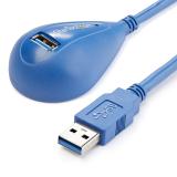 StarTech.com - Cable de 1,5m Extensión Alargador USB 3.0 SuperSpeed Dock de Sobremesa - Macho a Hembra USB A