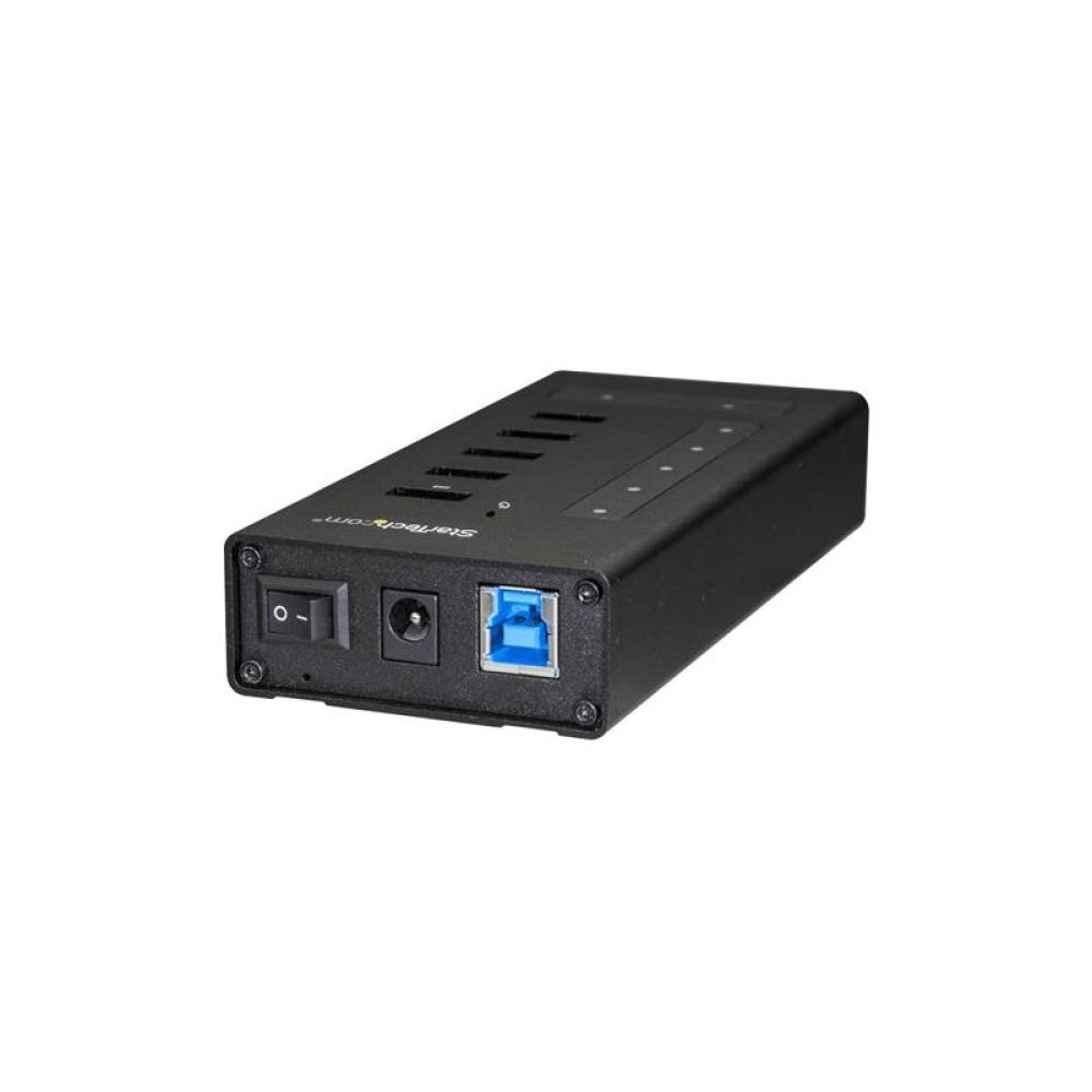 StarTech.com - Hub Concentrador USB 3.0 (5Gbps) USB A a 5x USB-A y 2x USB Tipo C de 7 Puertos - Ladrón USB a USBC Industrial