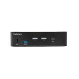 StarTech.com - Switch Conmutador KVM de 2 Puertos DisplayPort - 4K a 60Hz - para Una Pantalla - Switch KVM de 2 Puertos DP 1.2 U