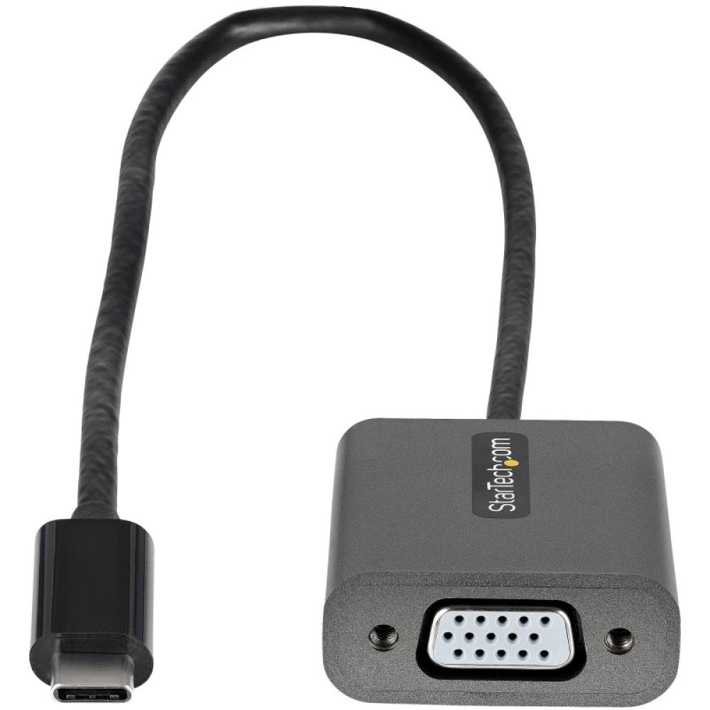 StarTech.com - Adaptador USB C a VGA - Convertidor de Vídeo USB Tipo C a VGA de 1080p - Dongle USB-C Compatible con Thunderbolt