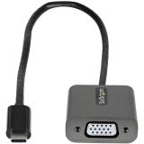 StarTech.com - Adaptador USB C a VGA - Convertidor de Vídeo USB Tipo C a VGA de 1080p - Dongle USB-C Compatible con Thunderbolt