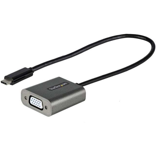 StarTech.com - Adaptador USB C a VGA - Convertidor de Vídeo USB Tipo C a VGA de 1080p - Dongle USB-C Compatible con Thunderbolt