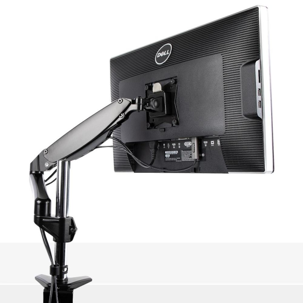 StarTech.com - Brazo de Soporte de Escritorio para Un Monitor VESA de hasta 32" o Ultraancho de 49" 8kg - Base para 1 Monitor de