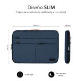 SUBBLIM - Funda Air Padding 360 Sleeve 15,6" Blue