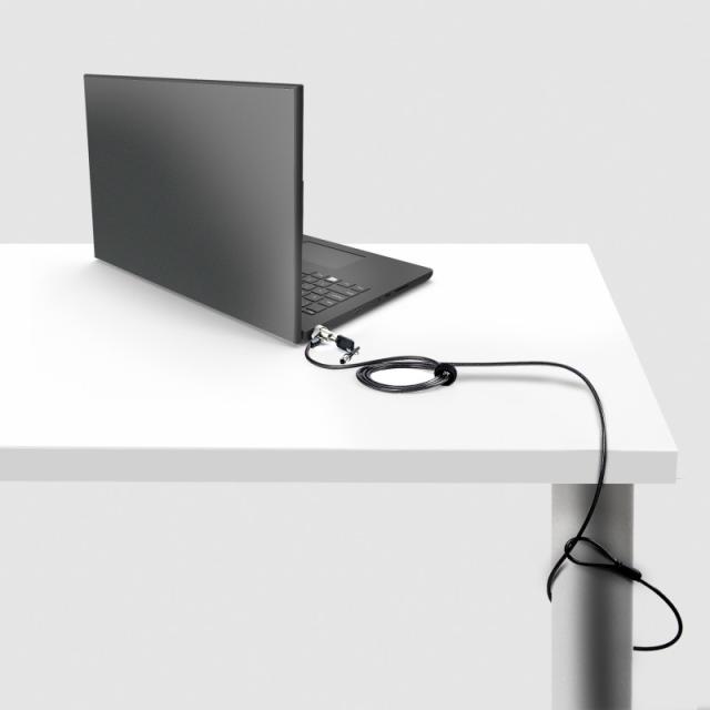 StarTech.com - NBLWK-LAPTOP-LOCK cable antirrobo Negro, Plata 2 m