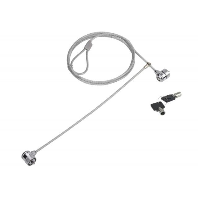 Conceptronic - CNBSLOCK15T cable antirrobo Plata 1,5 m