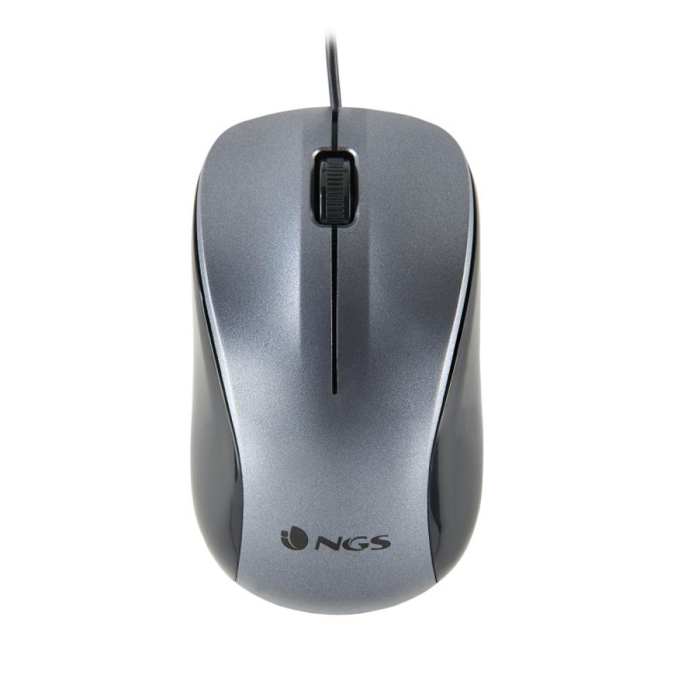 NGS - CREW ratón Oficina Ambidextro USB tipo A Óptico 1200 DPI - NGS-MOUSE-1091