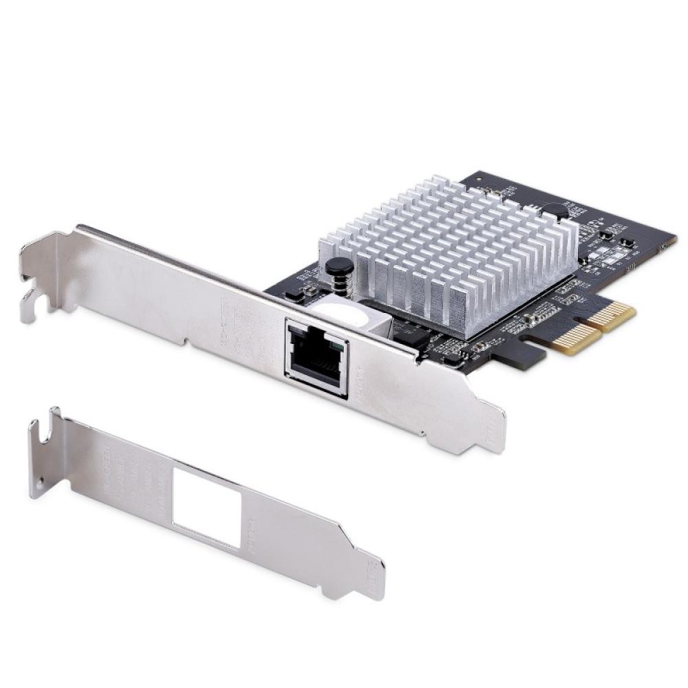StarTech.com - Tarjeta PCIe Adaptadora de Red de 1 Puerto RJ45 10Gb para PC o Servidor, Tarjeta PCI Express Ethernet de 6 Veloci