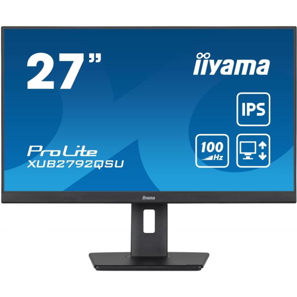 iiyama - ProLite XUB2792QSU-B6 pantalla para PC 68,6 cm (27") 2560 x 1440 Pixeles Quad HD LED Negro