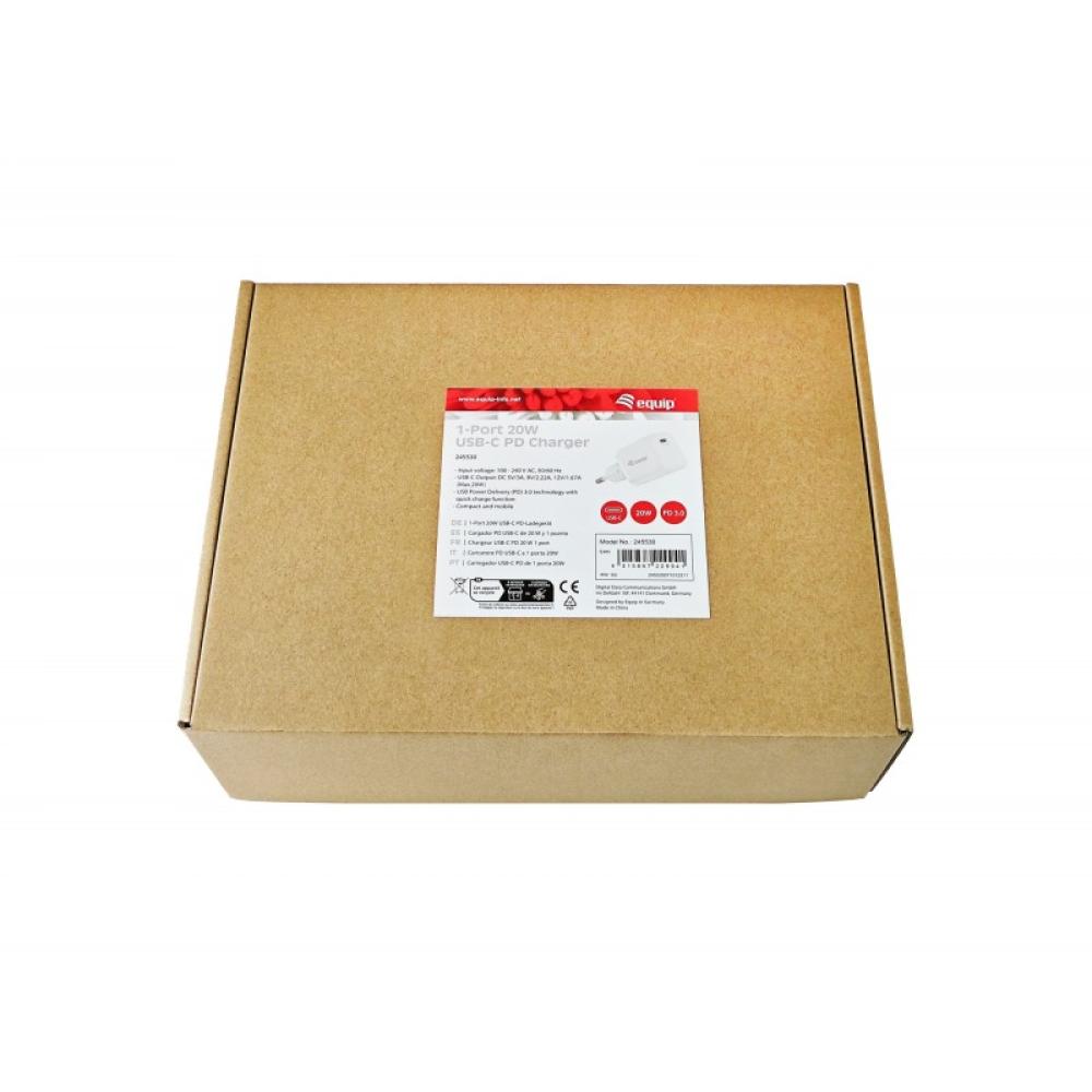 Equip - 245530 cargador de dispositivo móvil Tableta, Smartphone Blanco Corriente alterna Interior