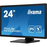 iiyama - ProLite T2452MSC-B1 pantalla para PC 60,5 cm (23.8") 1920 x 1080 Pixeles Full HD LCD Pantalla táctil Multi-usuario Negr