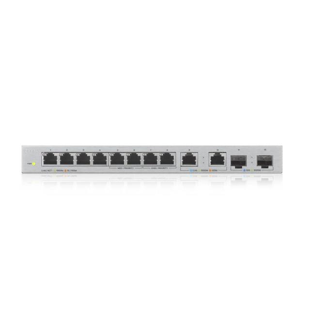 Zyxel - XGS1010-12-ZZ0102F switch No administrado Gigabit Ethernet (10/100/1000) Gris