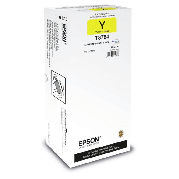 Epson - Unidad de suministro de tinta T8784 amarillo XXL