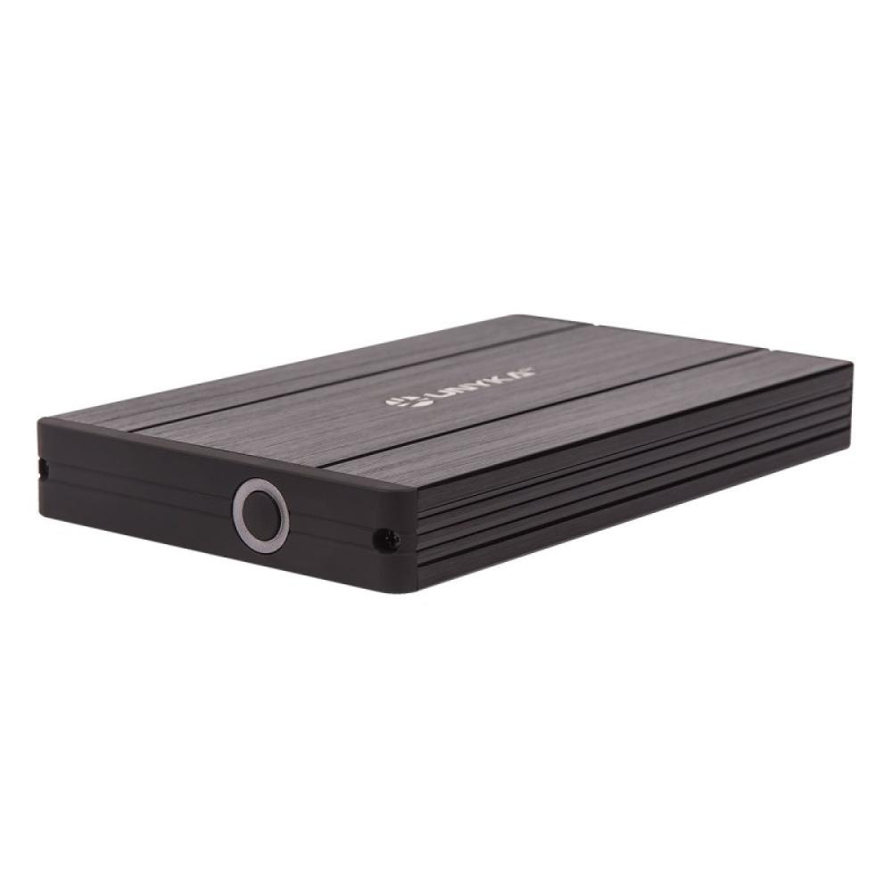 UNYKAch - 25201 Caja de disco duro (HDD) Negro 2.5"
