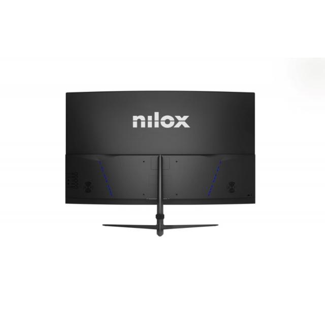 Nilox - Monitor Curvo de 24" Gaming, VA, HDMI y DP, y 1ms