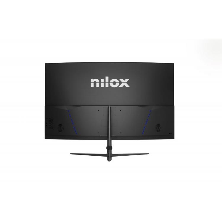 Nilox - Monitor Curvo de 24" Gaming, VA, HDMI y DP, y 1ms