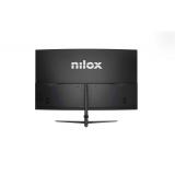 Nilox - Monitor Curvo de 24" Gaming, VA, HDMI y DP, y 1ms