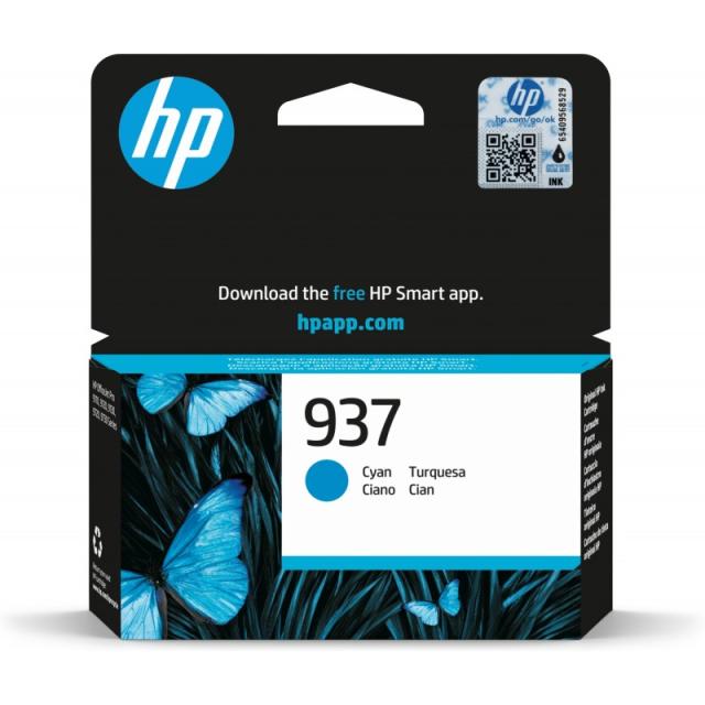 HP - Cartucho de Tinta Original 937 cian