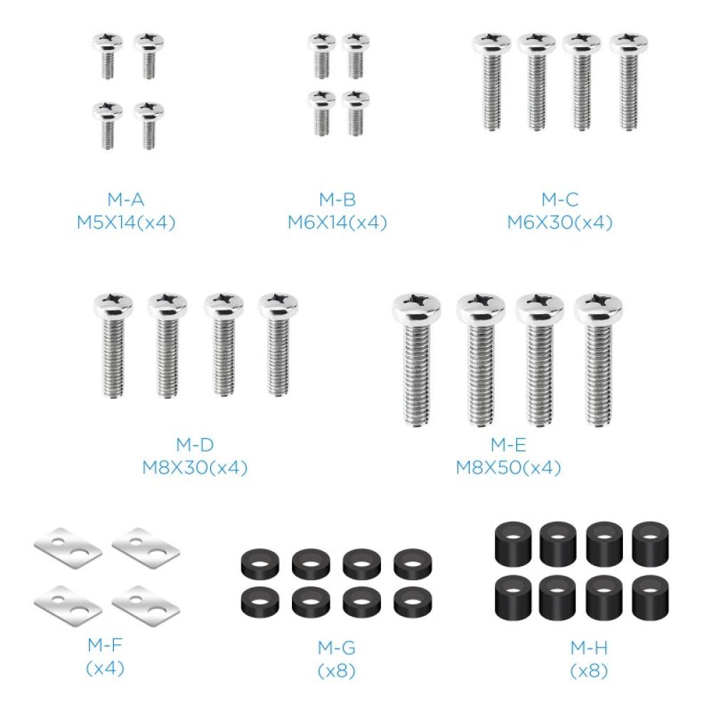 TooQ - Píxel Soporte de Pared para Pantallas Interactivas Regulable 70"-90"