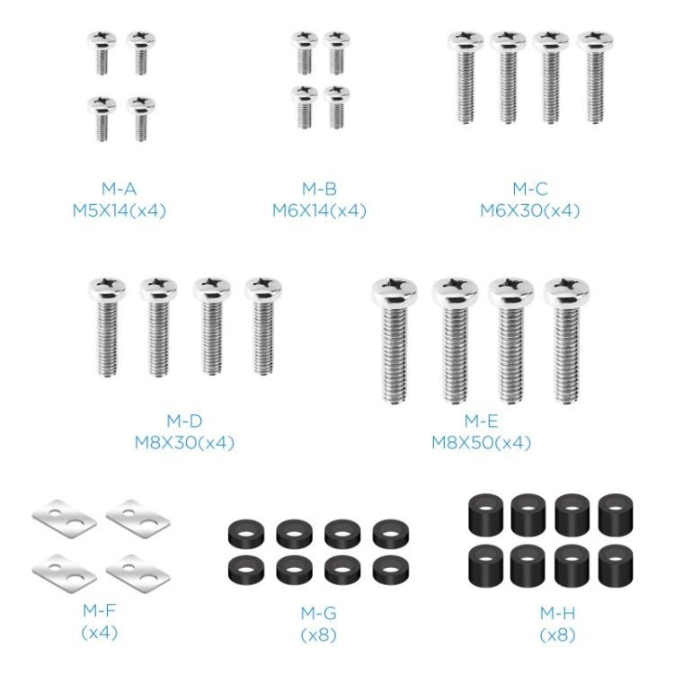 TooQ - Píxel Soporte de Pared para Pantallas Interactivas Regulable 70"-90"