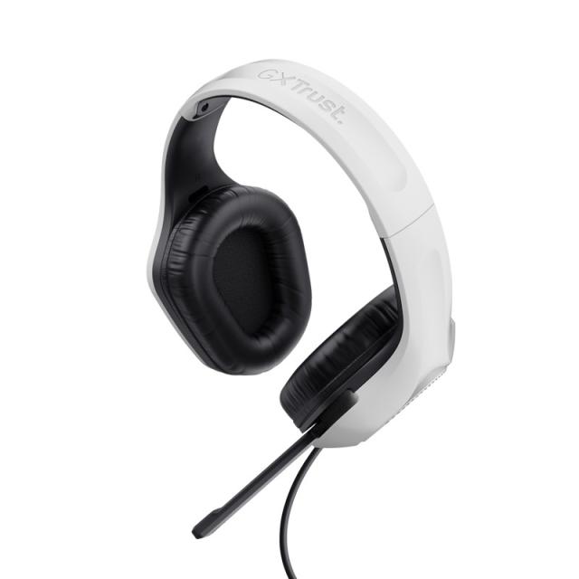 Trust - GXT 415PS ZIROX Auriculares Alámbrico Diadema Juego Negro, Blanco